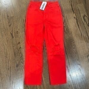 L’AGENCE JEANS NWT 25 Distressed Raw Hem